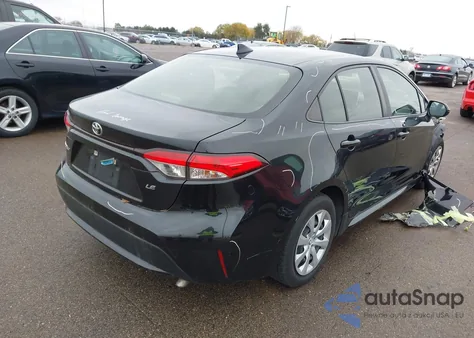 2020 Toyota Corolla Le z USA, uszkodzony, nr VIN JTDEPRAE9LJ097438